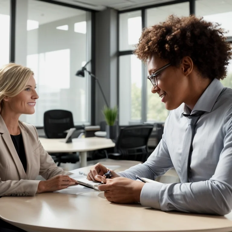 Professional executive coaching session